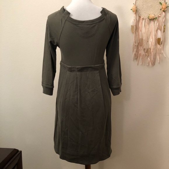 Marc by Marc Jacobs Olive 3/4 length Sleeve Dress - Picture 4 of 6